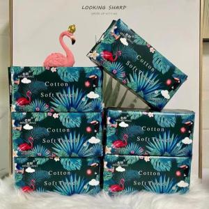 Mingliang 280 × 240 Extra Large Mac Face Cloth Cotton Pads Paper Extra Thick Wet and Dry Dual-Use Cleaning Towel Make-up Removing Tissue