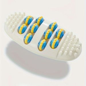 1-Pack Hypoallergenic Foot Massage Mat with Acupressure Kneading Design Non-Powered Plastic Reflexology Tool for Stress Re
