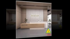 QUẦY LỄ TÂN QUẦY TIẾP TÂN QUẦY TÍNH TIỀN QUẦY THU NGÂN QTT429 (KHÔNG ĐÈN)- NỘI THẤT LẮP RÁP VIENDONGADV