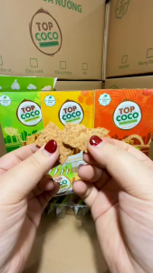 [TẶNG COCOOL SNACK] Combo 5 Hộp Bánh Dừa TOPCOCO 180G Đặc sản Đà Nẵng - Mỹ Phương Food