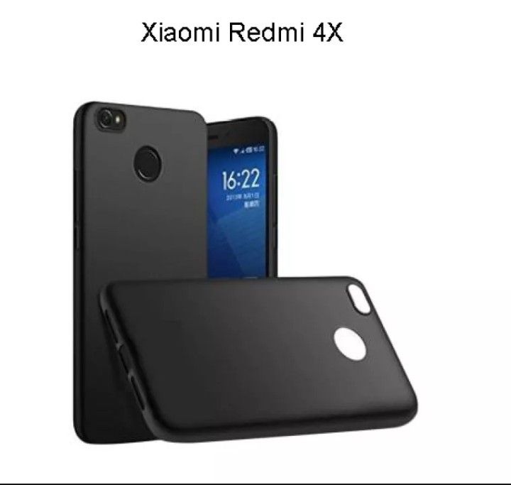 CASE SLIM BLACK MATTE XIAOMI REDMI 4X BABY SKIN SOFTCASE ULTRA THIN