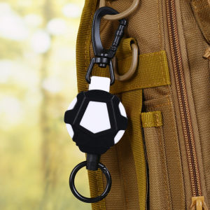 Portable Automatic Retractable Buckle Holder Anti-theft Telescopic Rope Keychain Anti Lost Backpack Belt Clip Outdoor Accessories