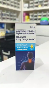BACTIDOL ITCHY COUGH RELIEF SYRUP HELPS RELIEF COUGH TREATMENT 100ML HEALTHCARE