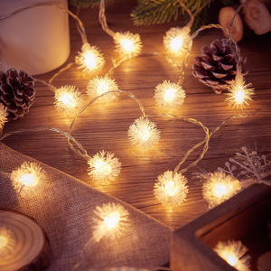 BEAUTY IN THE LIGHT | christmas light Creative Christmas Pinecone Light String Outdoor Decoration