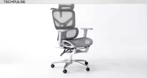 【SG Seller】Ergonomic Home Office Chair with Lumbar Support/Leg Rest Computer Chair Ice silk Mesh Gaming Chair Study Chair Recli 90-150° 人体工学办公椅
