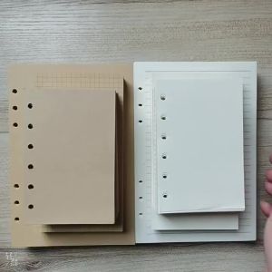 45 Sheets A5 A6 A7 Loose Leaf Notebook Refill Spiral Binder Inner Page Line Blank Craft Grid Inside Paper Stationery