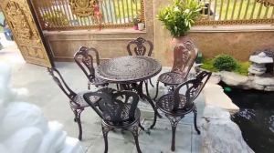 Bộ Bàn Ghế Sân Vườn Ngoài Trời D80 - 6 ghế