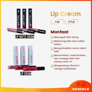 Lip Cream Matte SR12 Mencegah Bibir Kering Mengembalikan Warna Alami Bibir Lipstik Terbaik Tahan Lama Tidak Mudah Luntur