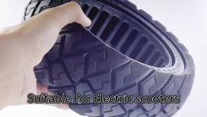 Off-road Solid Tire 90/65-6.5 for Dualtron for Kaabo for Speedual Electric Scooter Thickened Wear-resistant Replacement Tyre