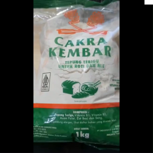 ( 1 PACK 1000 gr 1 kg ) TEPUNG TERIGU BOGASARI CAKRA KEMBAR PREMIUM ECONOMIS MURAH