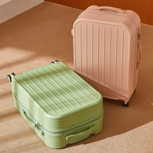 Quiet Universal Wheel Luggage Suitcase Travel Bag for Men And Women 24 Inch Password New Style Female Model ABS PC Material