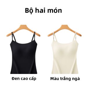 Áo hai dây nữ ZISU có đệm ngực cổ chữ U mát mẻ
