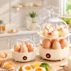 Jiaxun | Dry-Burn Protection Multi-Functional Egg Cooker