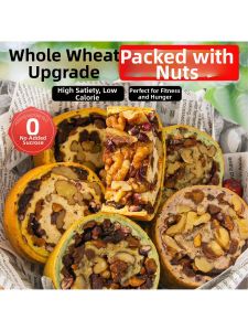 Whole Wheat Nut Filled Rye Bread Low Calorie Weight Loss Substitute Satiety