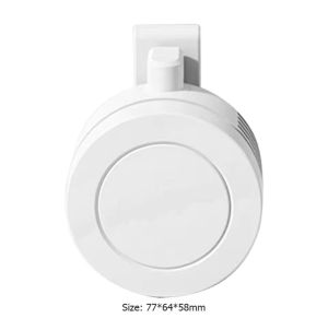 Portable Mini Electric Fan Quiet Bladeless Fan with 3 Speed Adjustable Suspension Ideal for Outdoor