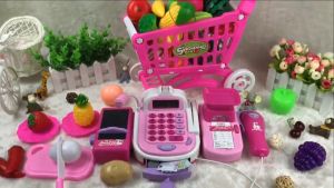 Kids Toy Cashier Set Pretend Toys Supermarket Toys (Free Battery)
