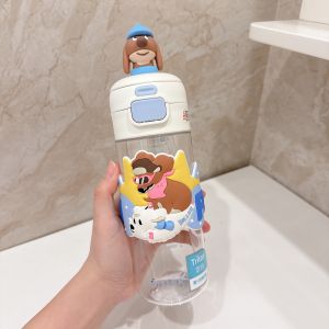 Cốc Nước Thể Thao Di Động Diller Bell Tritan Có Van Chui Cho Bé Trai Và Bé Gái Cốc Nước Có Nắp Đựng Đồ Dùng Ăn Uống