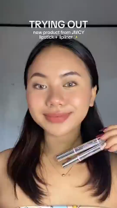 【สินค้าใหม่ สินค้าขายดี】JMCY ลิปไลเนอร์ 5 in 1 สองหัว สองสี อายไลเนอร์อเนกประสงค์ ลิปสติกเนื้อแมตต์ ดินสอเขียนขอบปากแบบไล่เฉดสี เครื่องสำอางติดทนนาน NEW LipLiner liptick