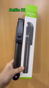 Gậy chụp ảnh 3 chân R1S-L 1M7 thế hệ mới có đèn led trợ sáng selfie chụp hình nút bluetooth điều khiển từ xa