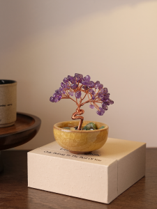 ZHONGGE | Wealth Attracting Mini Figurine Lucky Tree