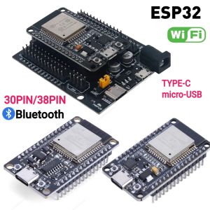 ESP32 Development Board TYPE-C CH340C WiFi+Bluetooth Ultra-Low Power Dual Core ESP32-DevKitC-32 ESP32 for Smart Home