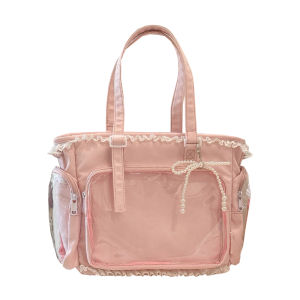Transparent Jibita Design Tote Bag