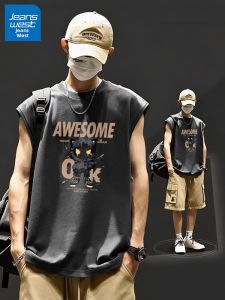 Jeanswest | Sleeveless Summer New Pure Cotton American Sport Vest