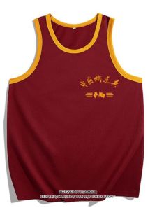 เสื้อกั๊กคอตตอนหลวมๆ สำหรับผู้ชาย ฤดูร้อน 2024 เสื้อเชิ้ตออกกำลังกายสไตล์เรียบง่าย สไตล์ย้อนยุค เสื้อกั๊กแขนกุด ผ้าฝ้ายแท้