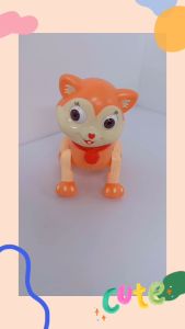 Toy - Cute Cat 🌟Music 🌟Limbs move can bounce around around Gift for Kids Ages 3+ (ASK55113)