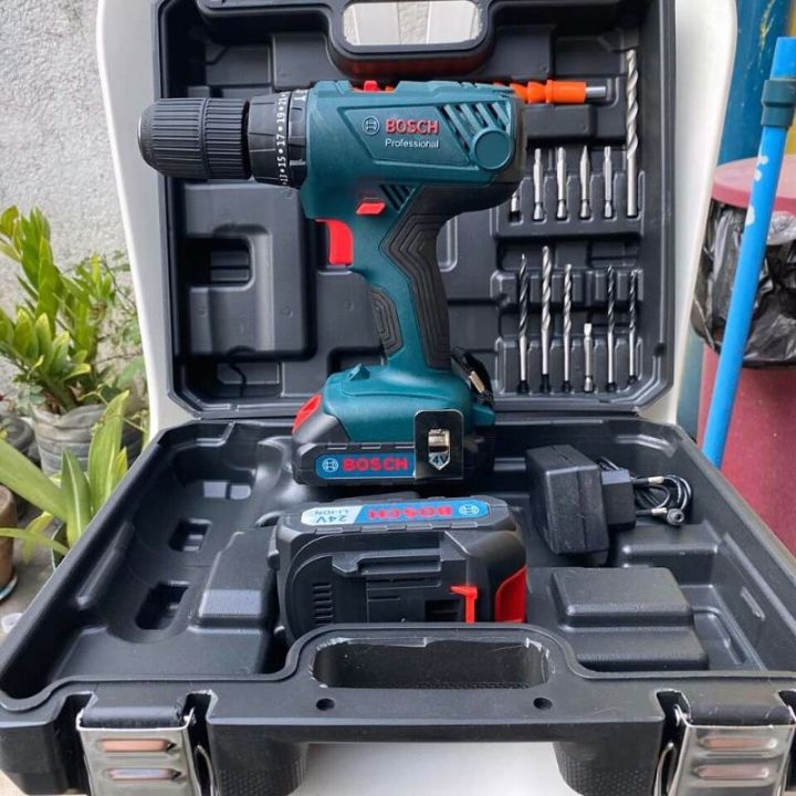 BOSCH IMPACT DRILL CORDLESS 24V HAMMER FOR HEAVY DUTY Lazada PH