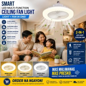 JOSE 2-in-1 LED Ceiling Fan Light with Remote Control | Energy Saving Multi-Function Fan Lamp
