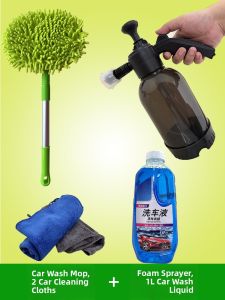 FUCHAO | Soft Bristle Car Washing Extendable Tool Set