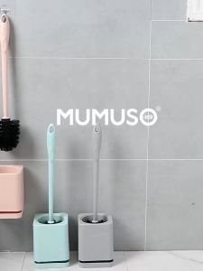แปรงขัดห้องน้ำ รุ่นใหม่ แปรงขัดส้วม ไม้ขัดห้องน้ำ แปรงขัดชักโครก Toilet brush พร้อมที่เก็บ ที่ขัดส้วม ที่ขัดห้องน้ำ แปรงล้างห้องน้ำ