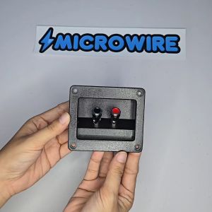 1Pc Rectangular Cup Subwoofer Plug Car Stereo Speaker Box Terminal