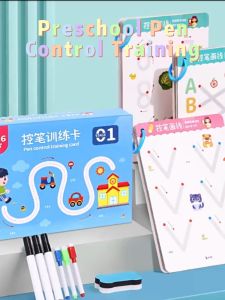 (kèm bút và tẩy)Sách viết tập tô vẽ tự xóa thông minh cho bé sách viết xóa được có thể tái sử dụng 32/64 trang - Đồ chơi Giáo dục cho bé từ 2-5 tuổi