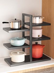 TIJU | Double Row Multi Layer Kitchen Utensil Storage Rack