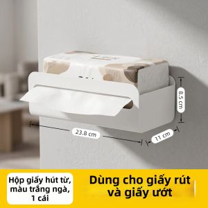 Jujiajia | Bộ Đựng Giấy Tissues Treo Tường Từ Tính cho Nhà