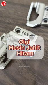 Gigi Mesin Jahit Klasik Hitam Rumahan