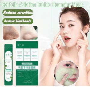 Centella Bubble Mask Anti-Aging Facial Mask Asiatica Collagen Hydrating Fading Wrinkle Skincare