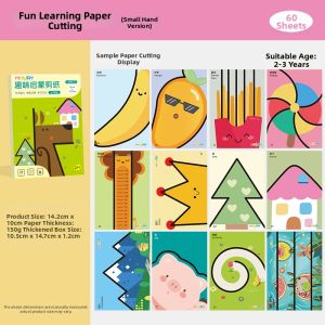 MOURY | Educational Fun Safety Scissors Craft Set for Kids