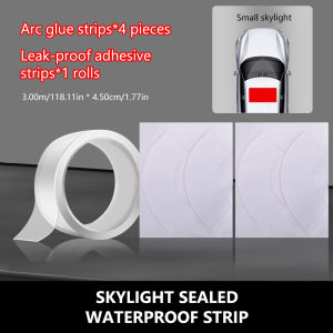 SEAMETAL 3/6M Universal Car Sunroof Edge Waterproof Sealing Strip High Temperature Resistant Sunroof Seals Kit Noise Insulation