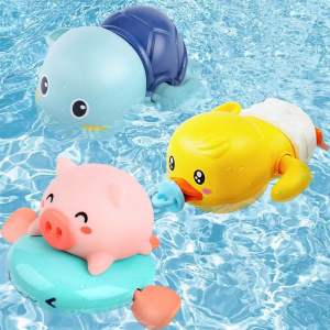 Ngộ Nghĩnh Trẻ Em Đồ Chơi Bồn Tắm Cá Mập Cá Ngựa Cá Sấu Hoạt Động Bằng Cót