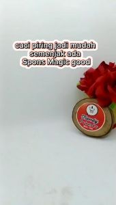 Super Magic Sponge / Spons Cuci Piring Warna-Warni / Cuci Piring /5pcs