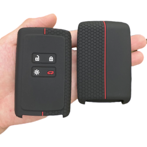 Silicone Car Key Cover rubber Case for Renault Captur Megane Talisman Espace Clio Zoe Koleos Scenic 4 Arkana Dacia Sandero Card