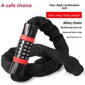 MONLEYTA | Outdoor Waterproof Cycling Lock Electric Bicycle Chain Lock Mountain Bike Anti-Theft Special Chain Extended Length