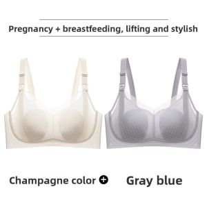 PIER N°5 | Maternity Nursing Bra Summer Thin Postpartum Feed Invisible Large Size Gathered Anti-Sagging Pregnancy Women Underwear