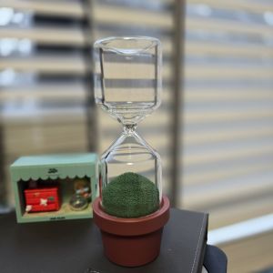 Calming Magnetic Sand Scape Hourglass Relaxing Desk Decor & Mindful Gift