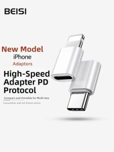 BEISI | Apple Lightning to USB-C Adapter 27W PD Charging