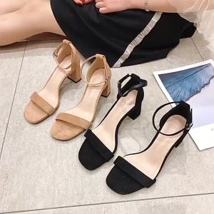 LFT SHOES 2 INCH KOREAN NEW SANDALS CHUNKY HEELS WITH STRAP NO BOX#997