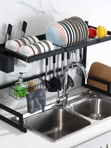 ชั้นวางสแตนเลส ชั้นวางจาน ดีไซน์ทันสมัย วัสดุคุณภาพดี แข็งแรง ทนทาน พร้อมจัดส่ง